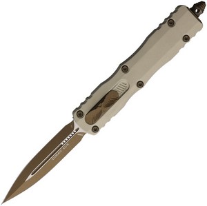 Microtech Automatic Pocket Knife Dirac OTF Champagne - MCT2251CGC19